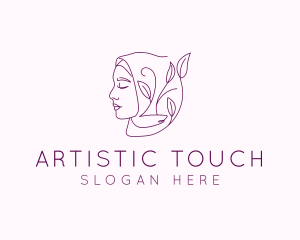 Hijab Woman Beauty  logo design