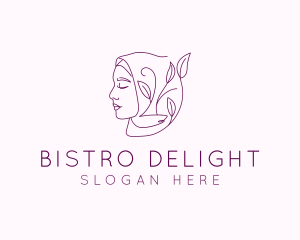 Hijab Woman Beauty  logo design