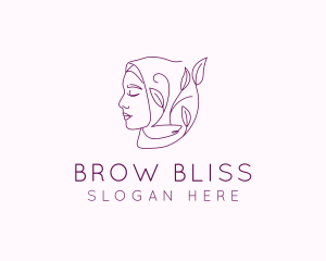 Hijab Woman Beauty  logo design