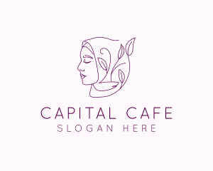 Hijab Woman Beauty  logo design