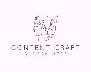 Hijab Woman Beauty  logo design