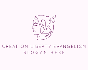 Hijab Woman Beauty  logo design