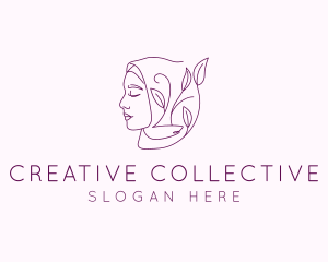 Hijab Woman Beauty  logo design