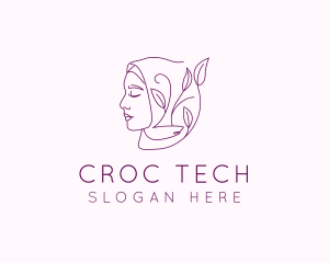 Hijab Woman Beauty  logo design