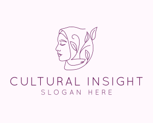 Hijab Woman Beauty  logo design