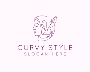 Hijab Woman Beauty  logo design