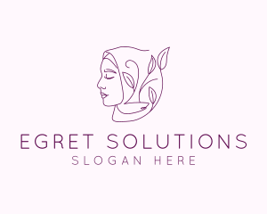 Hijab Woman Beauty  logo design