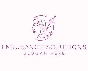 Hijab Woman Beauty  logo design