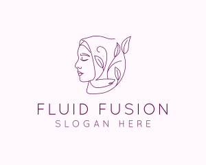 Hijab Woman Beauty  logo design