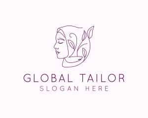 Hijab Woman Beauty  logo design