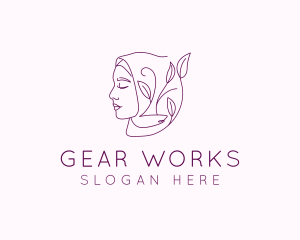 Hijab Woman Beauty  logo design