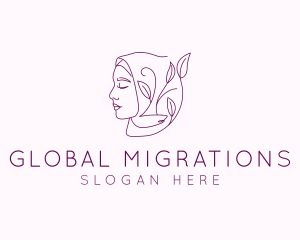 Hijab Woman Beauty  logo design