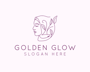 Hijab Woman Beauty  logo design