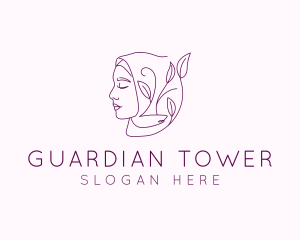 Hijab Woman Beauty  logo design