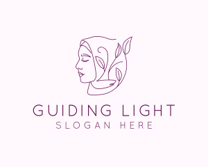 Hijab Woman Beauty  logo design