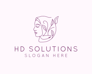 Hijab Woman Beauty  logo design