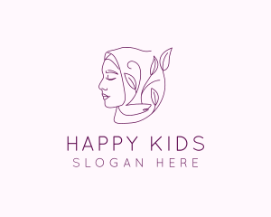 Hijab Woman Beauty  logo design