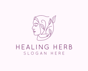 Hijab Woman Beauty  logo design