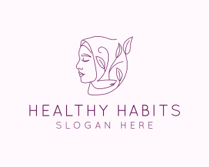 Hijab Woman Beauty  logo design