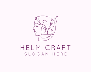 Hijab Woman Beauty  logo design