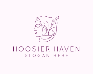 Hijab Woman Beauty  logo design