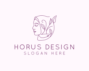 Hijab Woman Beauty  logo design