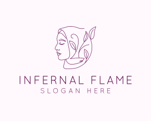 Hijab Woman Beauty  logo design