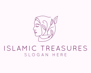 Hijab Woman Beauty  logo design