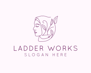 Hijab Woman Beauty  logo design