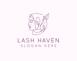 Hijab Woman Beauty  logo design