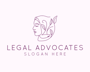 Hijab Woman Beauty  logo design