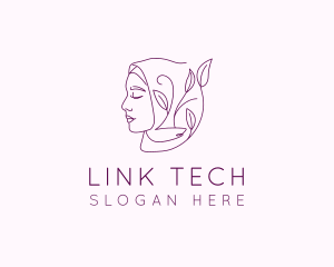 Hijab Woman Beauty  logo design