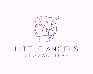 Hijab Woman Beauty  logo design