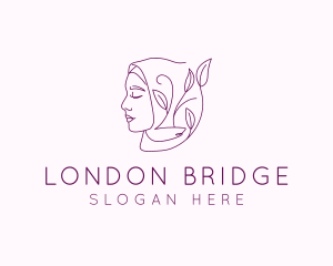 Hijab Woman Beauty  logo design