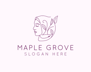 Hijab Woman Beauty  logo design