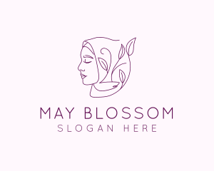 Hijab Woman Beauty  logo design