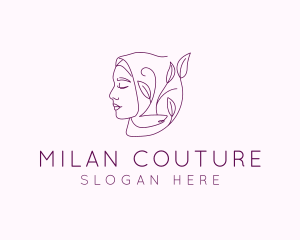 Hijab Woman Beauty  logo design