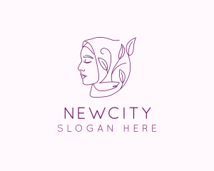 Hijab Woman Beauty  logo design