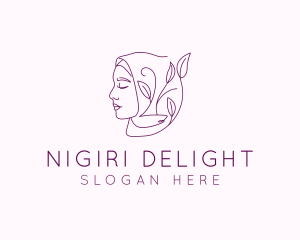 Hijab Woman Beauty  logo design