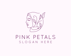 Hijab Woman Beauty  logo design