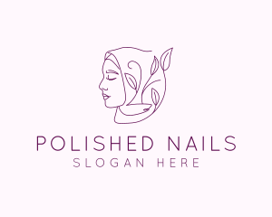 Hijab Woman Beauty  logo design