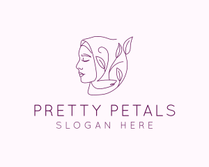 Hijab Woman Beauty  logo design