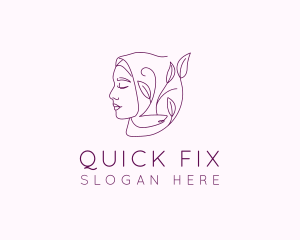 Hijab Woman Beauty  logo design