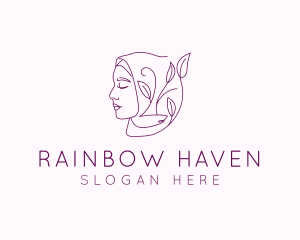 Hijab Woman Beauty  logo design