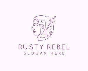 Hijab Woman Beauty  logo design