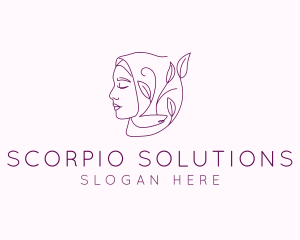 Hijab Woman Beauty  logo design