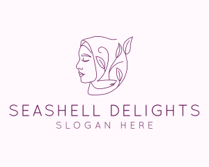 Hijab Woman Beauty  logo design