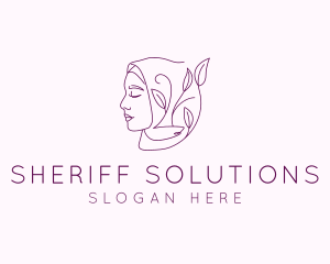 Hijab Woman Beauty  logo design