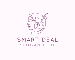 Hijab Woman Beauty  logo design