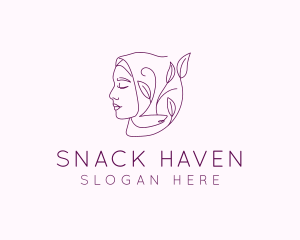 Hijab Woman Beauty  logo design